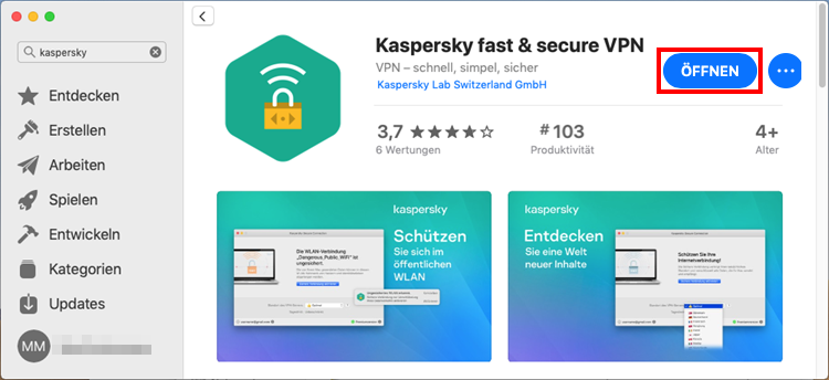 kapersky secure internet connection for mac